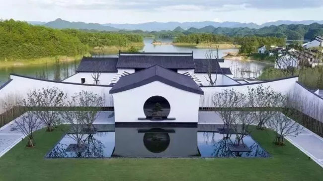中式风格民宿酒店建筑外观设计